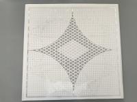 Beautiful Appearance PVC Ceiling Boards Four - Pointed Star Shining Design