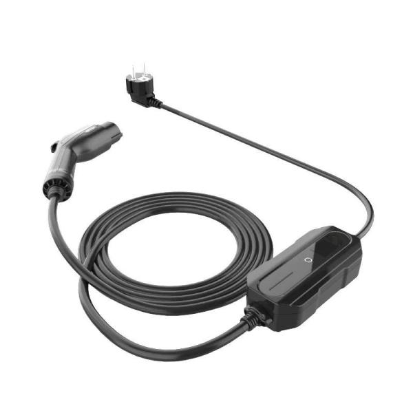 LED Screen Schuko Type 1 Portable EV Charger J1772 16A