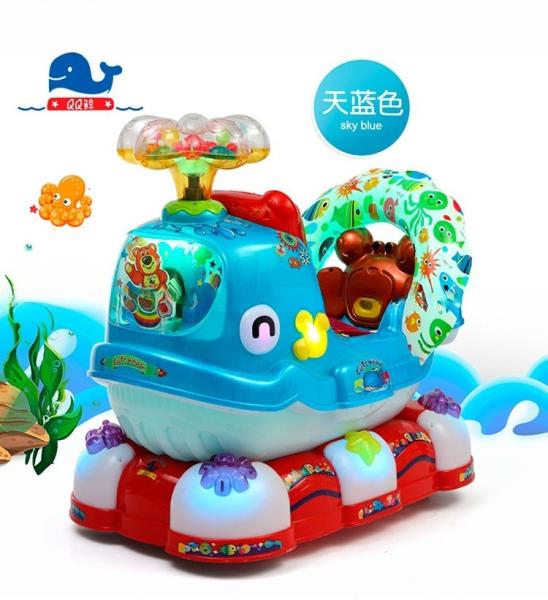 ドリームランド ゲームマシン工場 キディ・ライド コイン操作 ベビーQQ クジラ キディ・ライド 音楽
