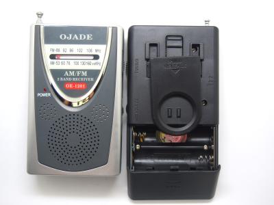 Fonte de alimentação DC Rádio AM/FM portátil Rádio de presente OEM de bolso