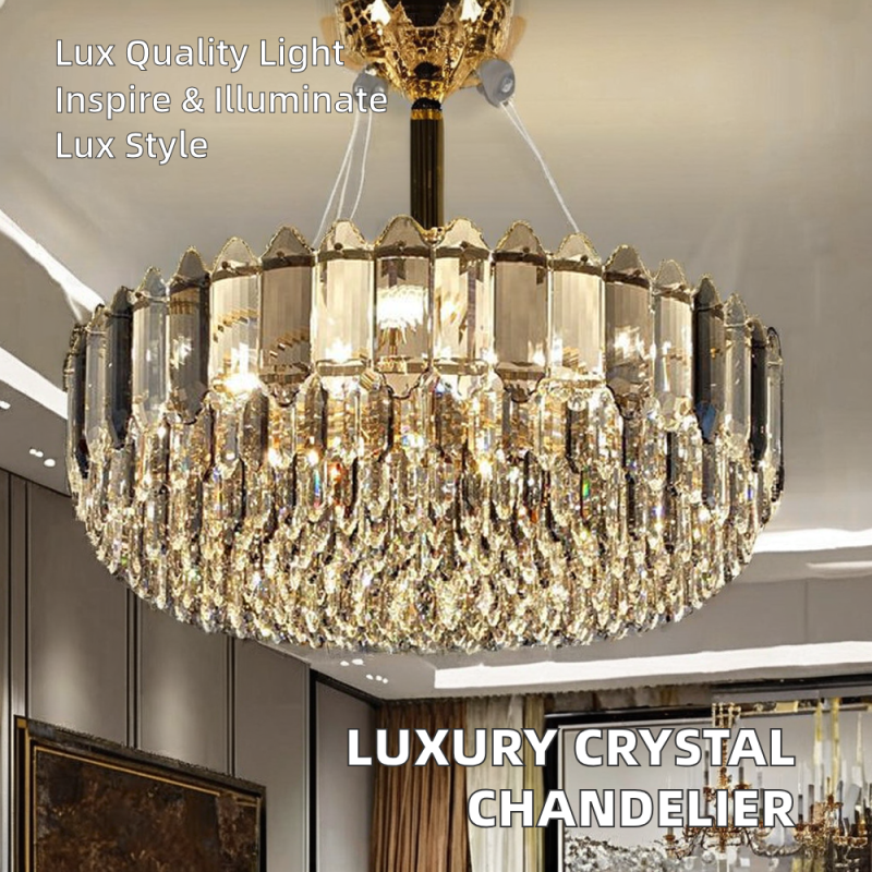 Indoor Lighting Side Light Decoration AC 220V ± 10% Input Voltage Crystal Chandelier