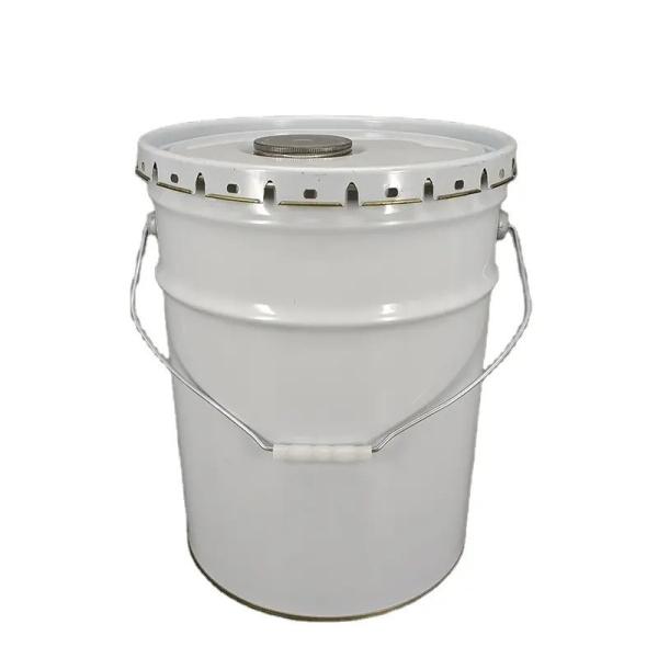 Rust Proof Metal Paint Tinplate Pail With Removable Lid 10-50L