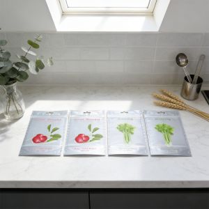 Zipper Lock Custom Print Agricultural Seed Packaging Bag Moisture Proof Aluminum Foil Transparent Composite Pouch Mylarbag
