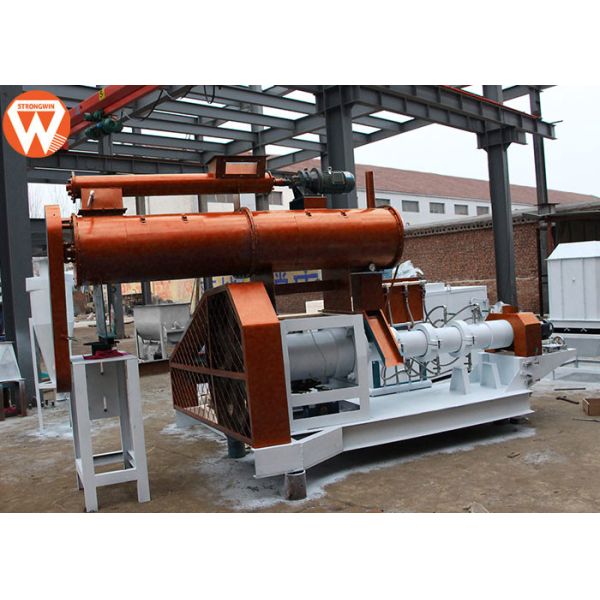 High Capacity Floating Fish Feed Plant 1.8T/H With 0.4-0.8MPa Steam Boiler