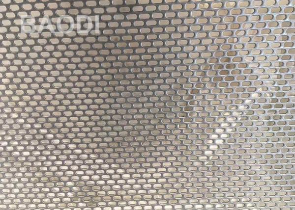 1X2M Galvanized Slotted Hole Perforated Stainless Steel Mesh Screen For Mining