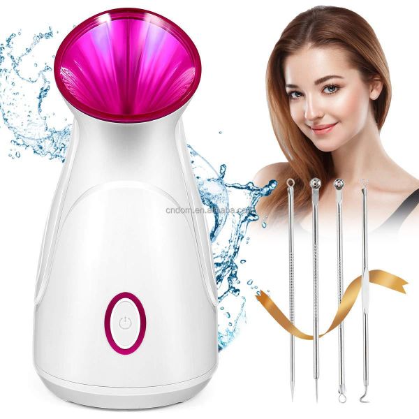2023 Ionic Face Steamer Hot Cold Humidifier Portable Facial Steamer Moisturizer Salon