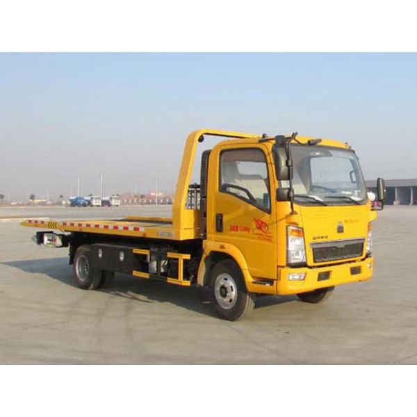 4x2 6TIRES EuroII 3-5tons Light Duty Wrecker Tow Truck For Broke Car Drag & Transfer With Cummims Engine
