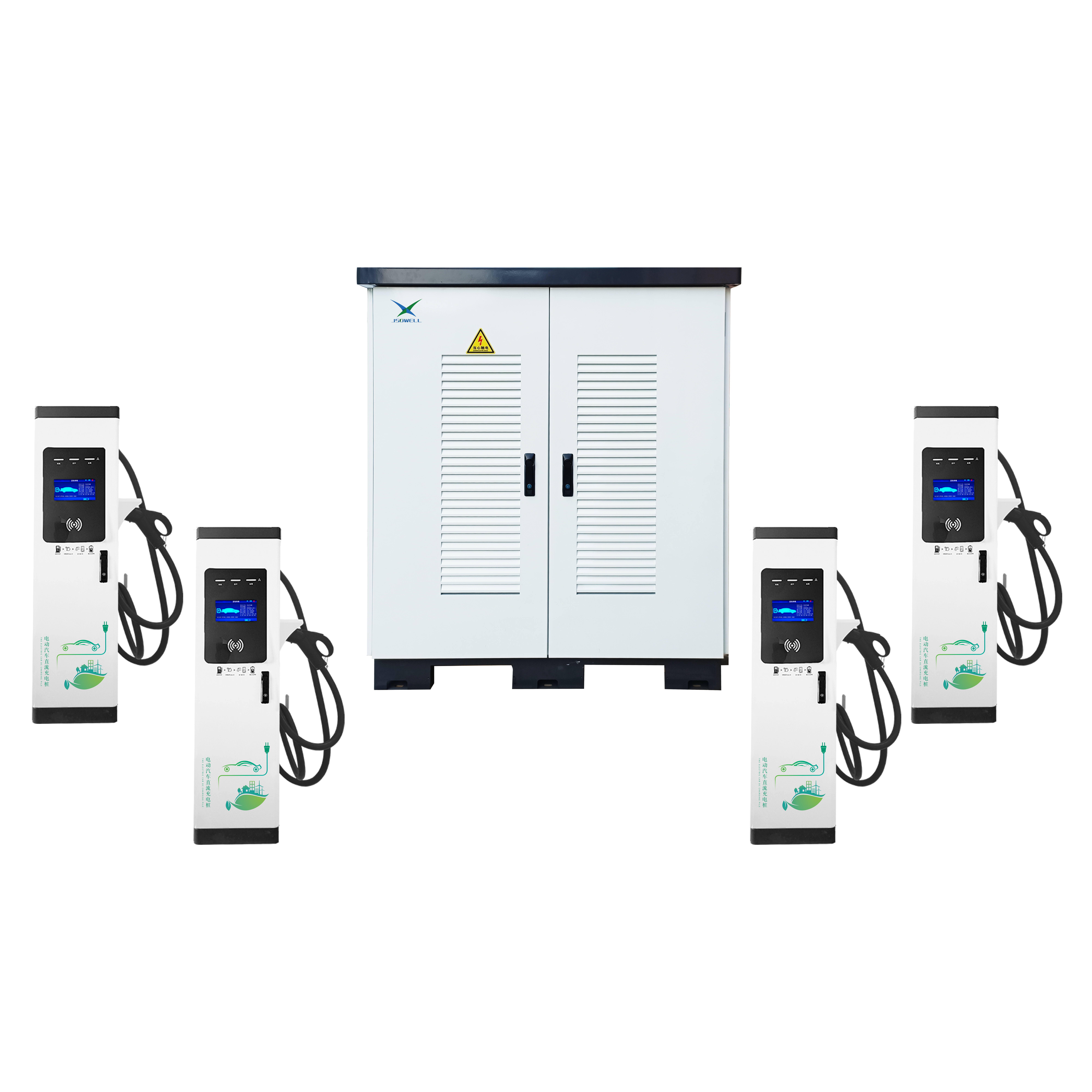 Touchscreen Display Integrated DC Fast Charger Outputcurrent Up To 500 A Approx 250 Kg And Power Delivery For Electric Vehicles