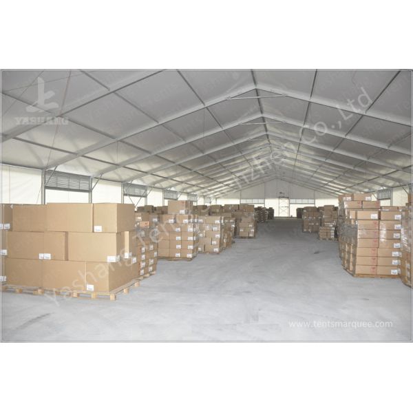 Outdoor Industrial Tent Structures Waterproof 100 km / h Wind Resistance