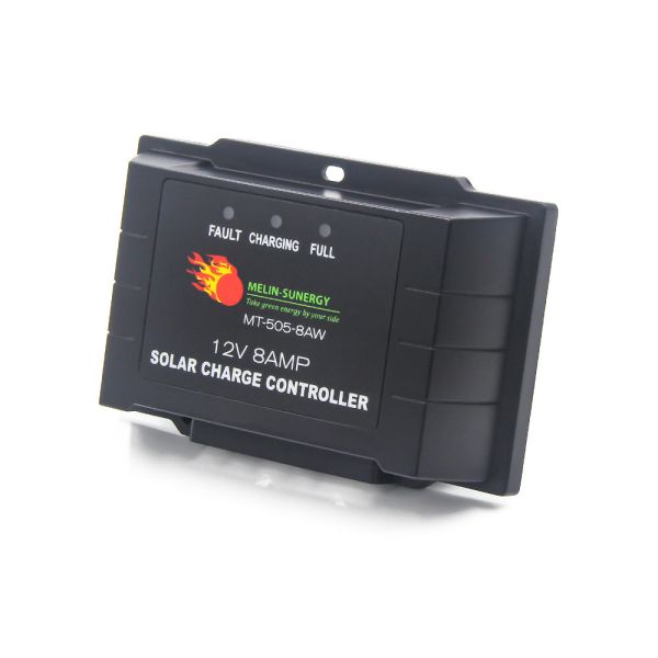 Compact Lightweight PWM Solar Charge Controller with LED Indicator for 12V/24V Systems