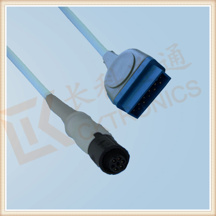 GE Marquette Invasive Blood Pressure Cable IBP Adapter Cable Medex Logical