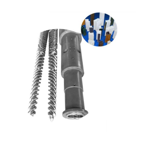 PVCパイプ バイメタリック 双角形 螺旋バレル 30mm 螺旋距離