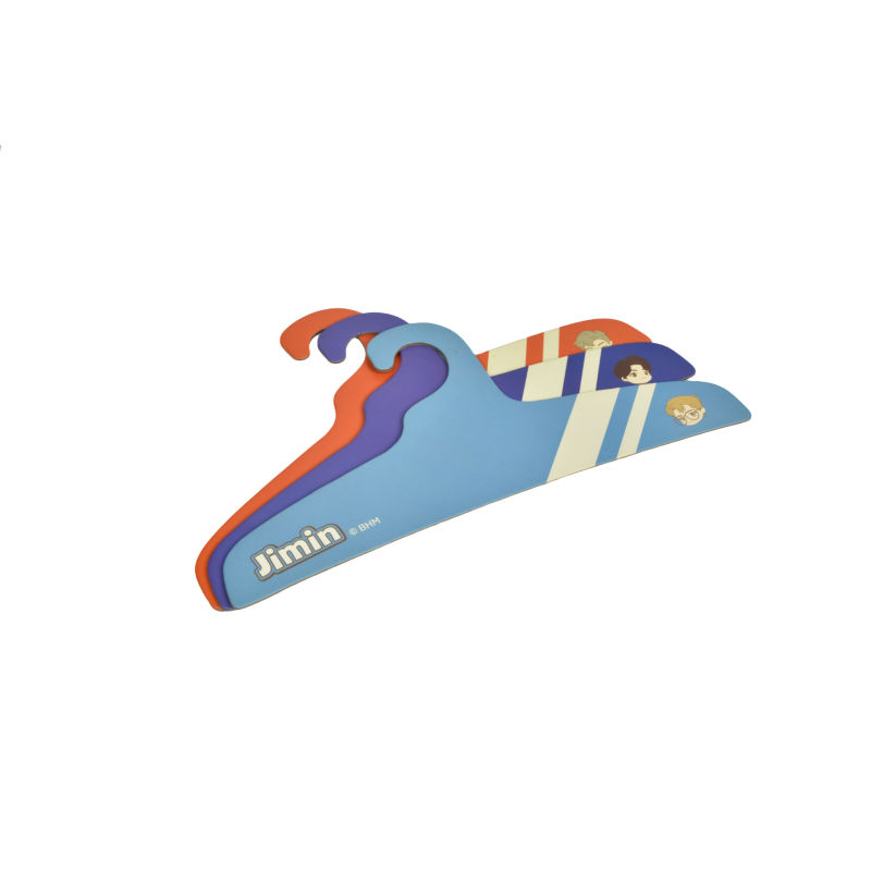 100% Recycled Paper Kraft Hanger Non Slip Clothes Cardboard Hanger Custom Logo