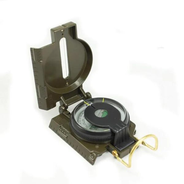 Outdoor Camping Survival Mini Folding Compass Multifunction Waterproof Metal Compass