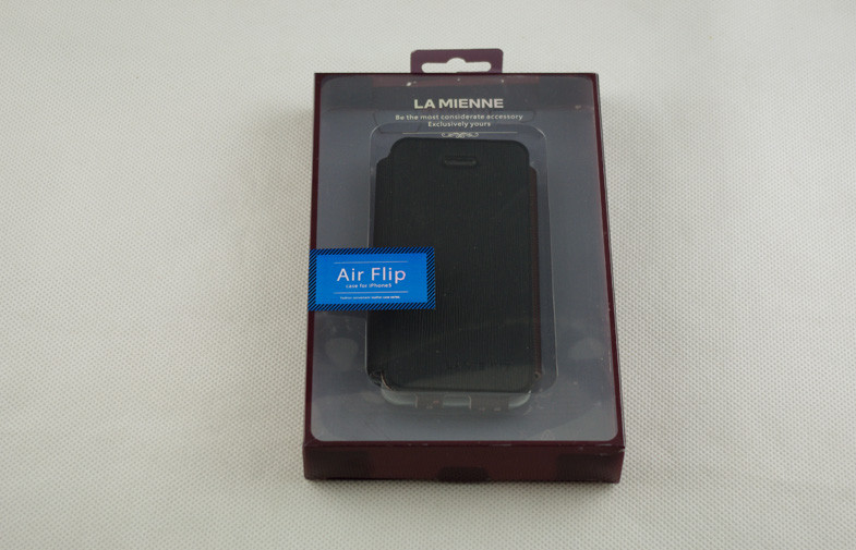 Black Durable PU Leather Wallet Case Nontoxic For Iphone 5g