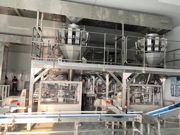 Multi-blades Cutting Type Automatic Baking Packaging Line With Low Noise ≤78 Db