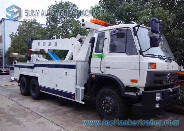 Power Dongfeng Independent 6X4 Road Wrecker Tow Truck Cummins 260 Hp Engine