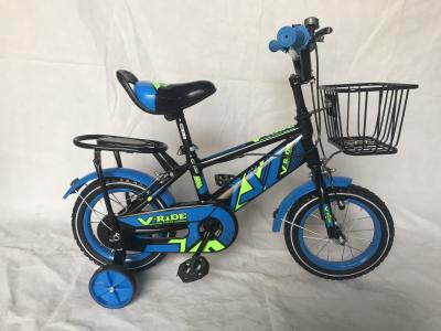 Quadro de aço 3 a 8 anos de idade Crianças bicicleta com rodas de treinamento personalizado