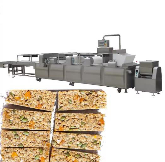 Multinational oat chocolate cereal fruits nuts candy bar moulding machine / Snacks Making Machine