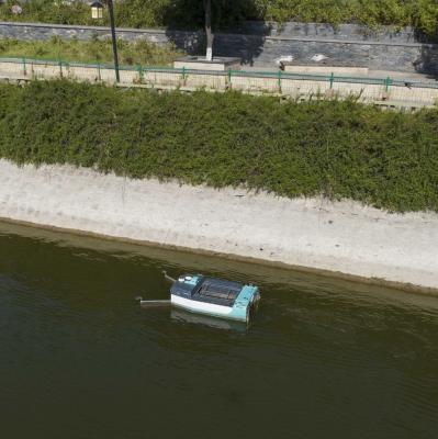 2m/S Aluminum Alloy River Cleaning Boat With Electric Thruster