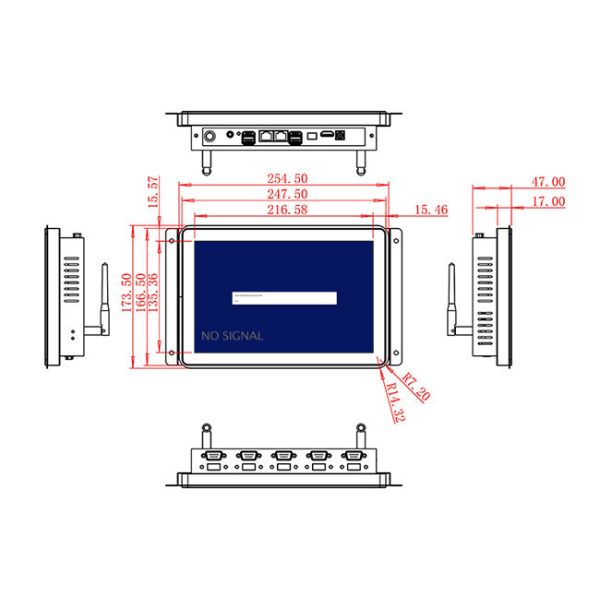 10.1-Inch Display for Industrial HMI Panels and Retail Signage