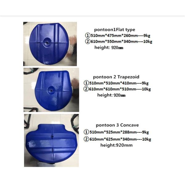 Machines de pêche Pontoon en plastique Cage d'élevage de poissons avec source d'alimentation hydraulique et type de treuil d'engrenage de pêche