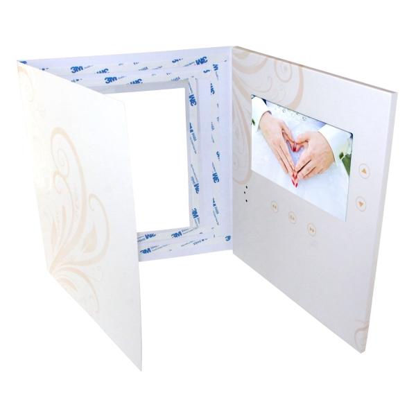 Customized 4.3Inch 5inch 7inch Lcd video brochure Video Book Greeting Card Folder Digital Business Card Wedding Card