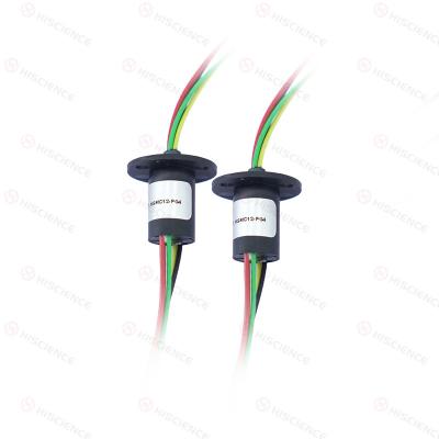 Electrical Capsule Slip Rings 18 Circuits 2A Engineering Plastic Housing Material