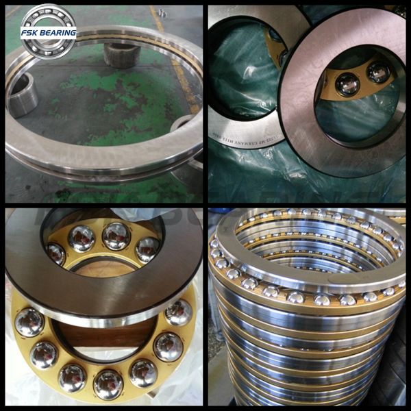 Metric 8948 One Direction Thrust Ball Bearing Iron Cage Brass Cage