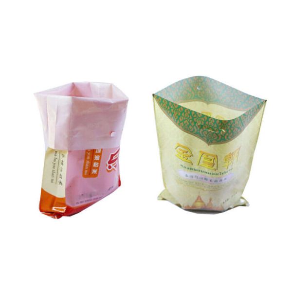 Lightweight Opaque 5kg / 10kg Rice Bag , Watertight Nuts Packaging Bags