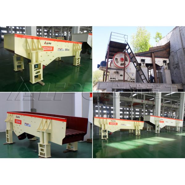 2.5t Large Capacity Linear Vibratory Feeder For Metallurgy Mine Building Material