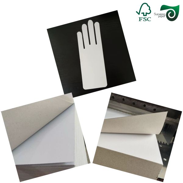 3 mm 3000 microns Rigid Grey Craft Card Board Surface lisse Pour l'emballage FSC