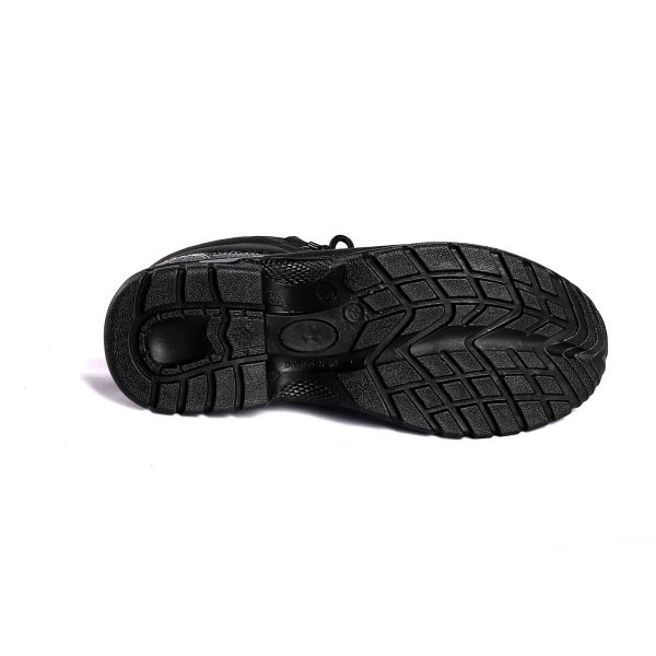 Black Steel Toe Safety Shoes featuring Anti Puncture and Anti Smash Protection Working Work Boots