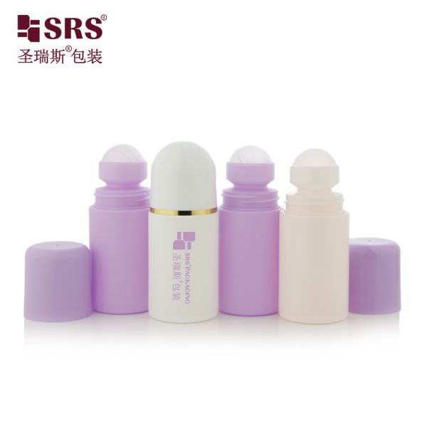 RPPC-60ml 2oz PP Plastic Roll On Applicator Bottle For Atheletic Muscle Pain