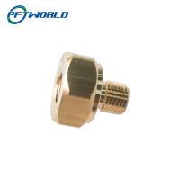 Mecanizado por CNC de latón de aluminio, piezas giratorias, tuercas pequeñas y pernos