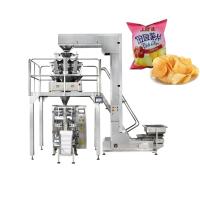 Machine à emballer verticale de pomme de terre de Chips Puffed Food Weighing 50g 100g de sac multifonctionnel d'oreiller