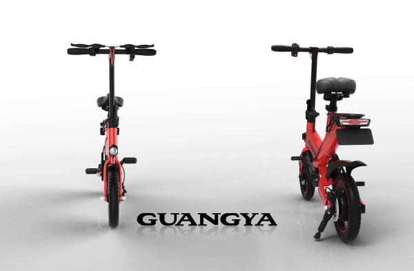 Intelligent Adult Folding Electric Bike Leisure Travel Vehicle 25KM/H 7.5AH Battery