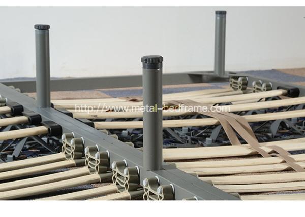 150cmx200cm Queen Size Noiseless Slat Bed Frame With Plastic Plots