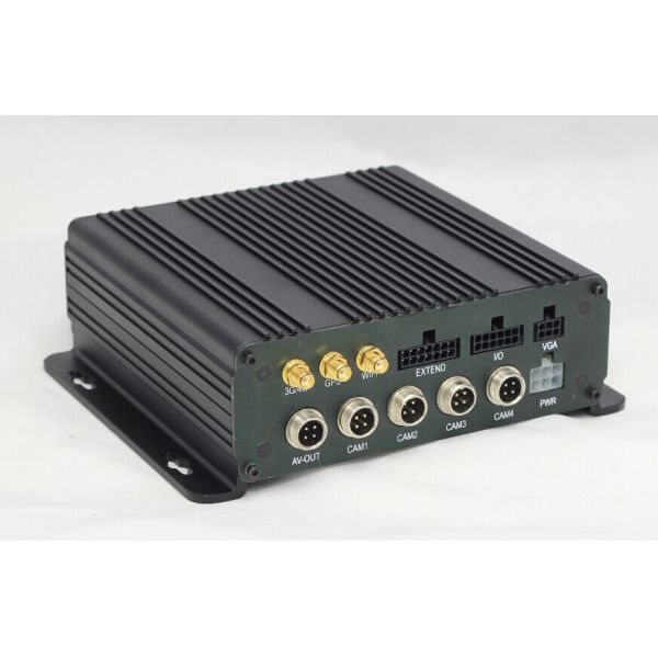 Live View Video Dual SD Card Mobile DVR 4G GPS WIFI 4CH AHD 720P Recording