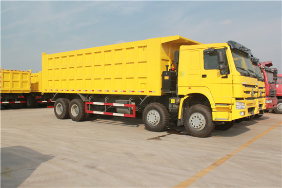 Euro 2 Howo 8x4 12 Wheels Sand Tipper Truck / 40 Ton Dump Truck
