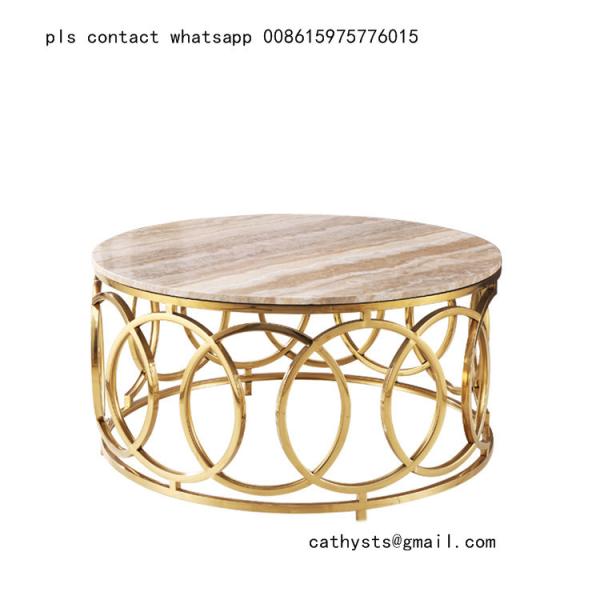 stainless steel dining table base leg hairline gold coffee table base for hospitality projects