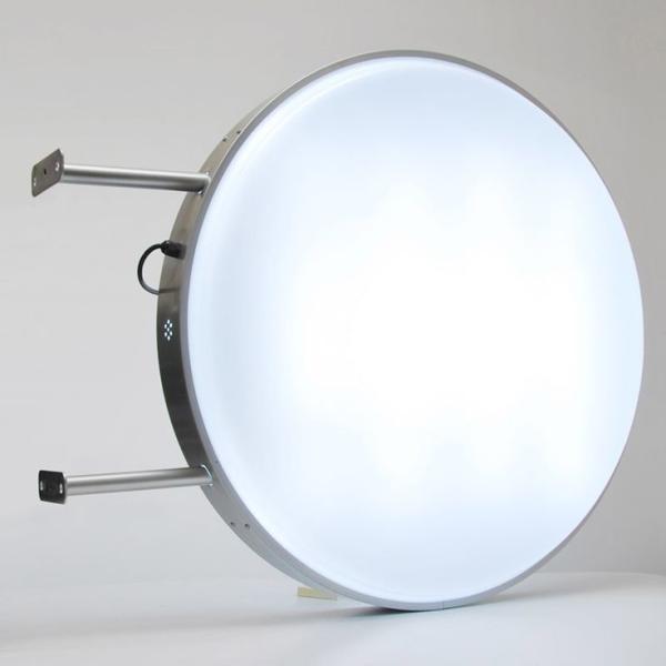 Illuminated Hanging Lightbox Sign Safety Low Voltage Double Sided Content