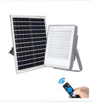 lumières d'inondation 600w extérieures solaires avec le capteur RVB blanc chaud portatif