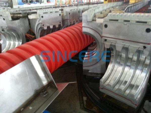 300mm-800mm Corrugated Pipe Extrusion Line CPVC DWC Pipe Manufacturing Machine