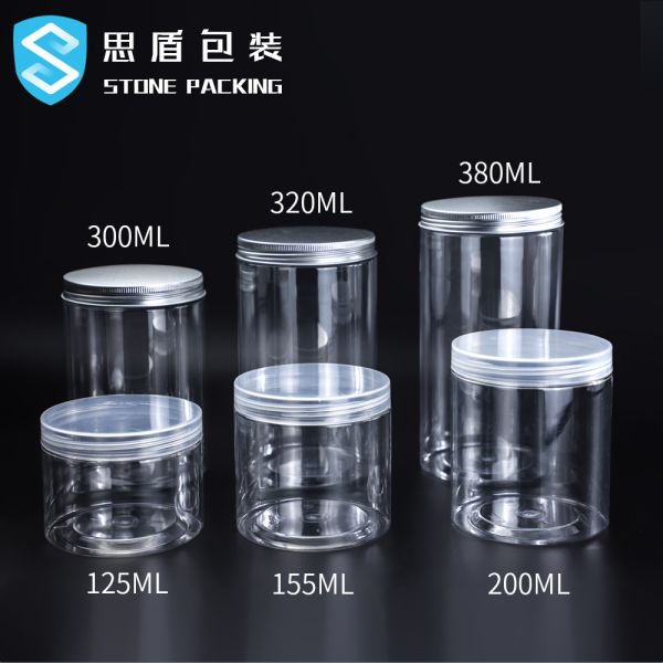 55*65MM PET Plastic Bottles With Screw Lid 13g