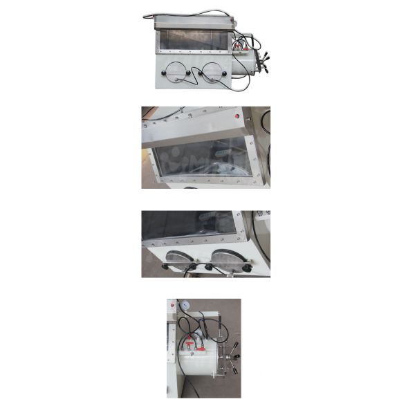 Battery Stainless Steel Vacuum Glove Box Laboratory / Vacuum Chamber