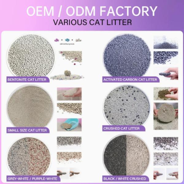 Low Dust Clay Scent Lock Multi Fragrance Bentonite Cat Litter For Strong Deodorizing