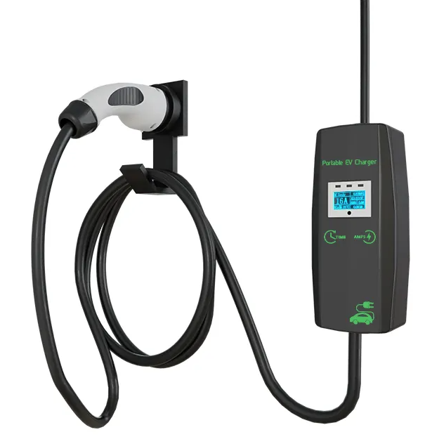 Environmental Performance Portable EV Charger Type 1 Type 2 Temperature 30℃~+50℃