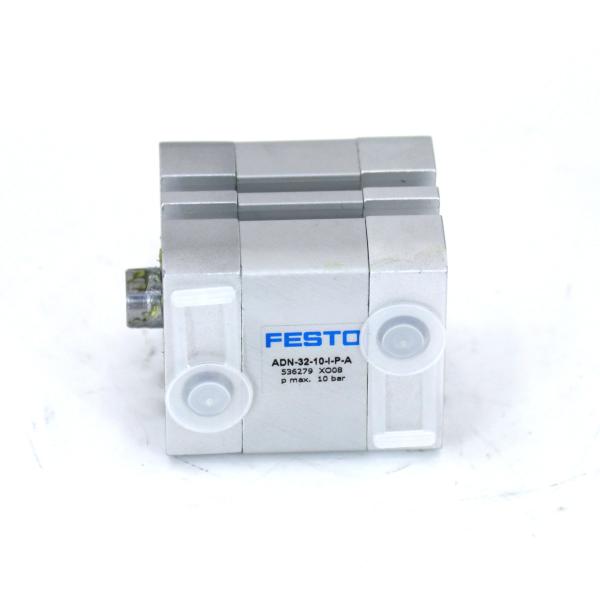 FESTO ADN-32-25-A-P-A 536272 Industrial Piston Actuator Air Piston Cylinder Stroke 25mm Piston Diameter 32mm Piston Rod Thread M10x1.25