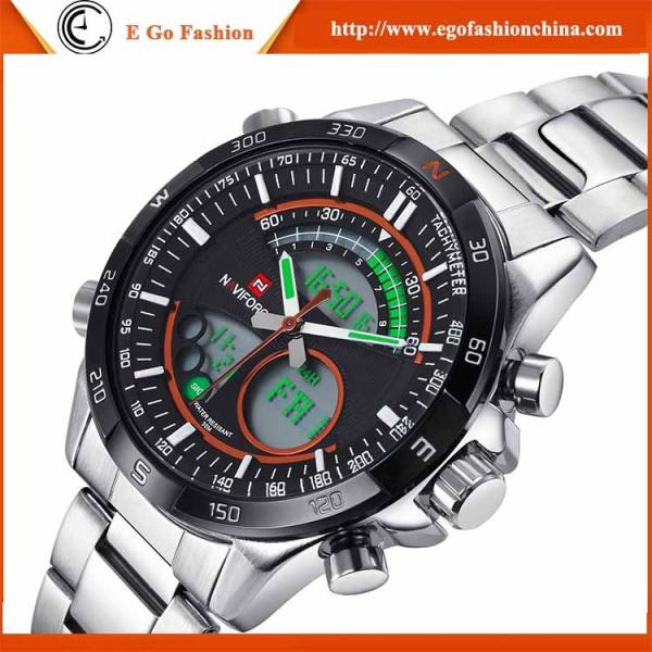 NAVIFORCE 903101 Army Watch Pilot Watches Men's Watch Quartz Watch Full Steel Watches New